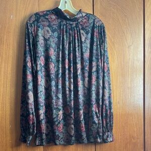 Dress Barn Multicolor Floral Blouse